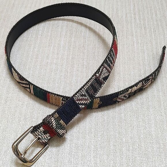 Vintage Accessories - Southwest Chenille Print Belt
